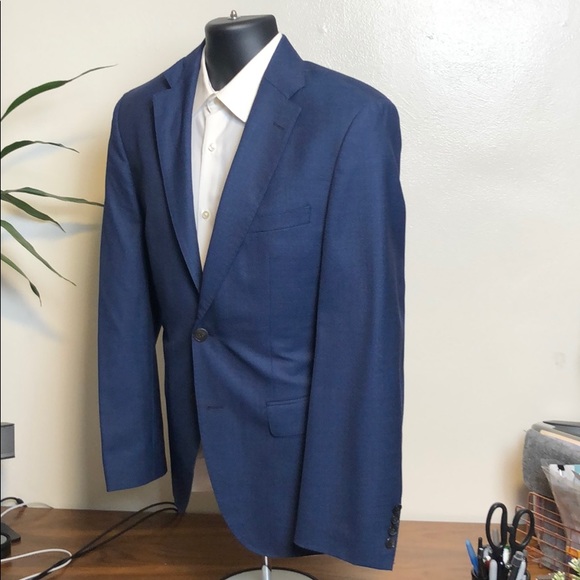 Hugo Boss Blue Full Suit 38R - Picture 3 of 4